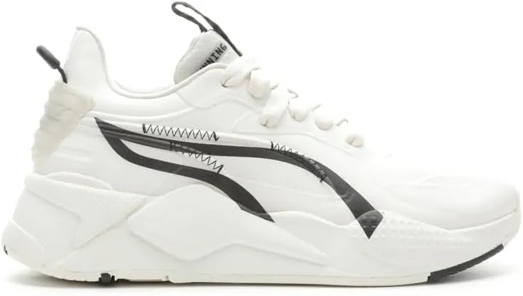 PUMA Kids Boys Rs-X Brush Lace Up Sneakers Shoes Casual - White - Size 7 M