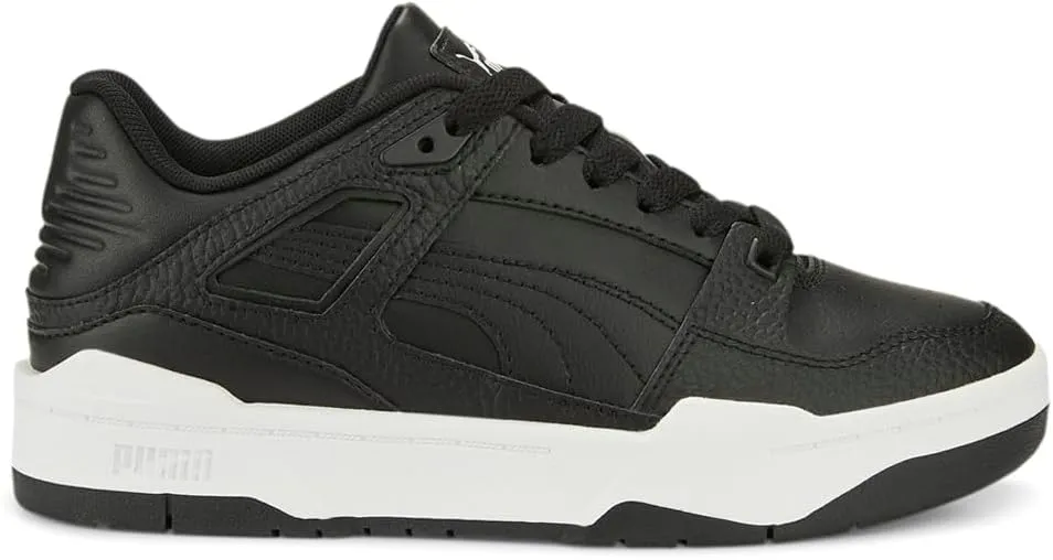 PUMA Kids Boys Slipstream Leather Lace Up Sneakers Shoes Casual - Black - Size 6.5 M