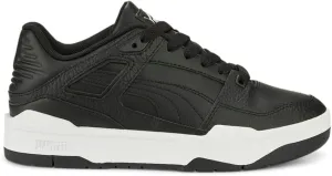 PUMA Kids Boys Slipstream Leather Lace Up Sneakers Shoes Casual - Black - Size 6.5 M