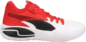 PUMA Mens Court Rider I Basketball Sneakers Shoes - Red, White - Size 10.5 M
