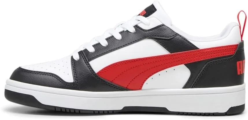 Puma Mens Rebound V6 Low Lace Up Sneakers Shoes Casual - White
