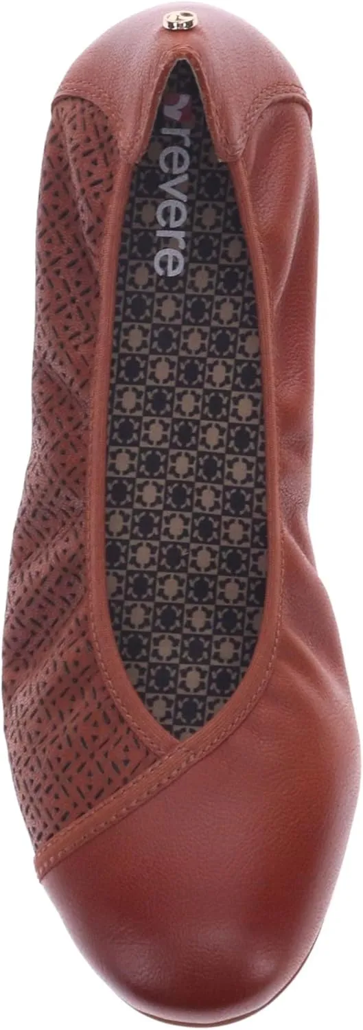 R Revere evere Nairobi Women's Ballet Flats - Elegant, Comfortable, and Perfectly Fitted with Customizable Support