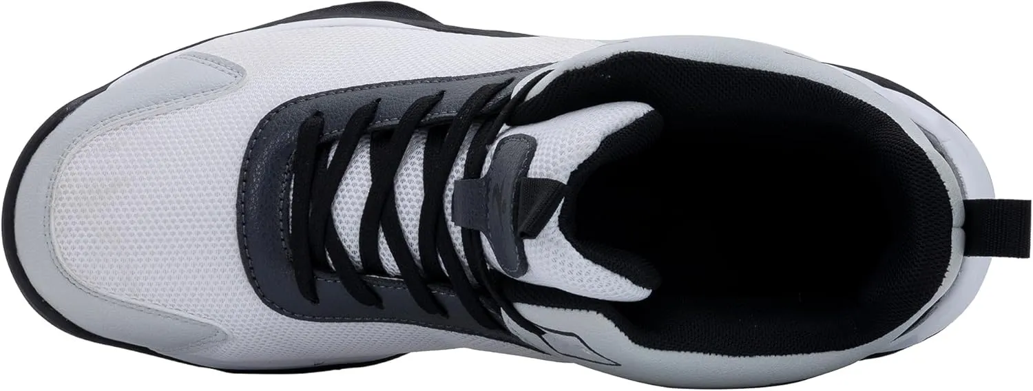 RomenSi Mens High Top Basketball Shoes Athletic Running Walking Anti Slip Sports Fashion Sneakers