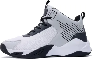 RomenSi Mens High Top Basketball Shoes Athletic Running Walking Anti Slip Sports Fashion Sneakers