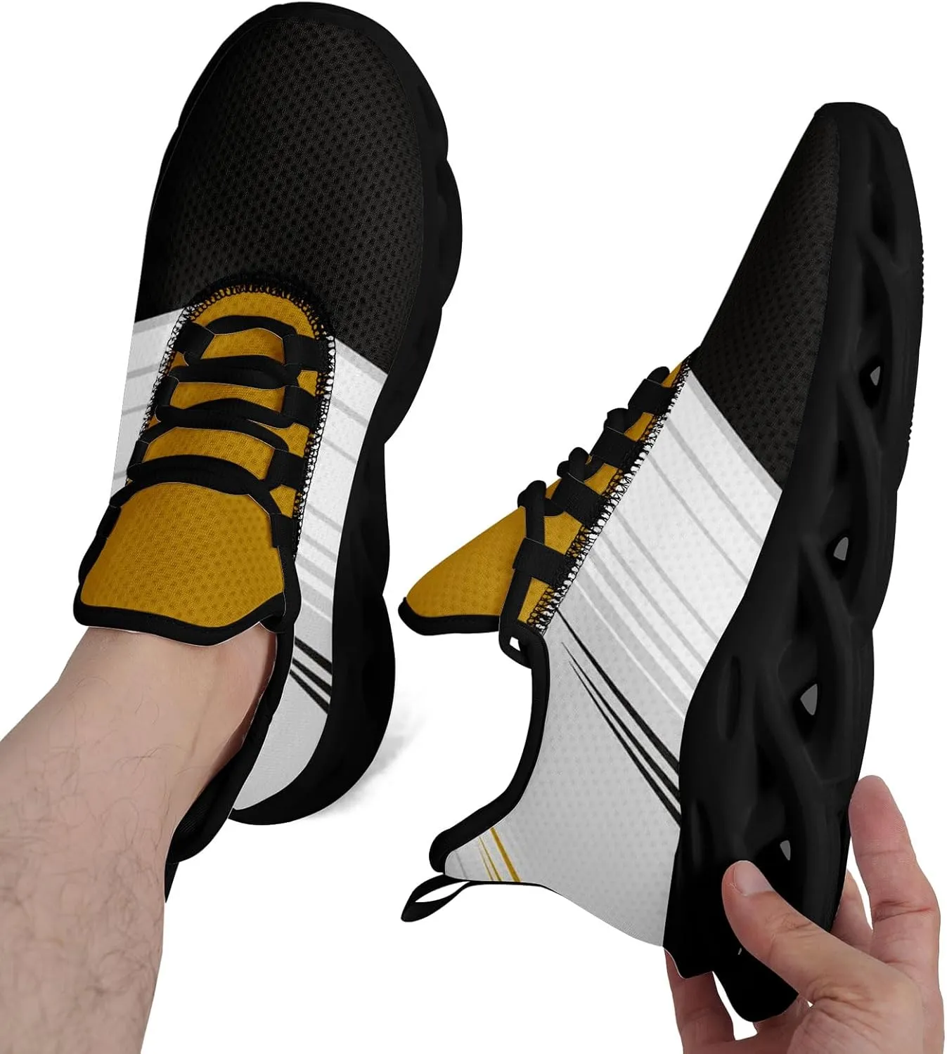 Running Shoes Fashion Sneakers Lightweight Cushion Sports Walking Shoes Casual Comfortable Tennis Athletic Trainers for Men Women