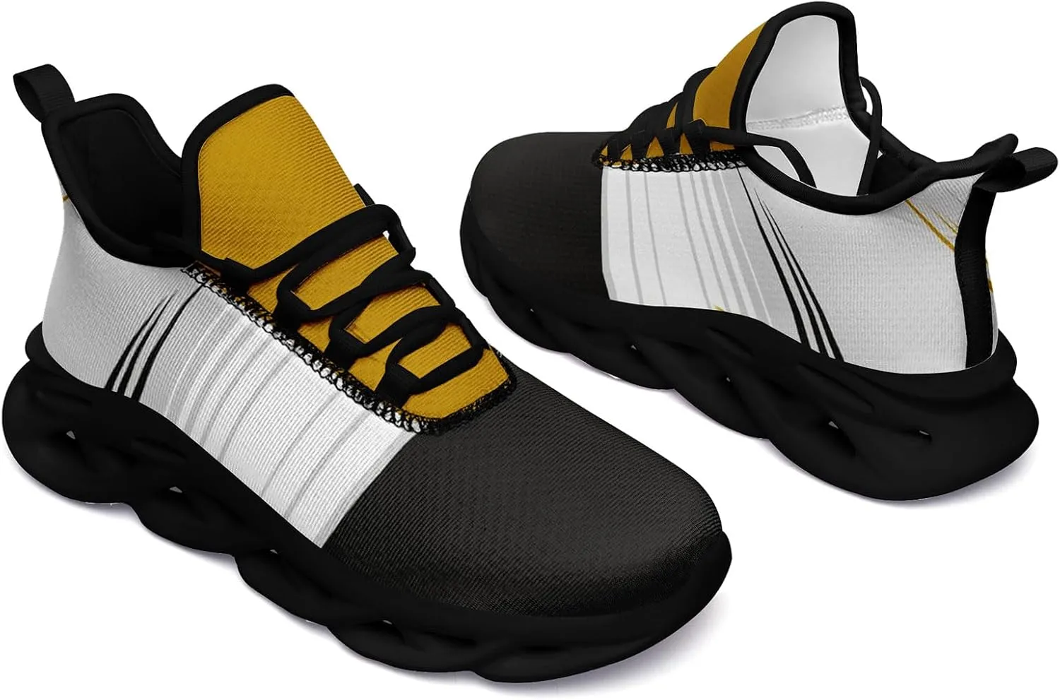 Running Shoes Fashion Sneakers Lightweight Cushion Sports Walking Shoes Casual Comfortable Tennis Athletic Trainers for Men Women