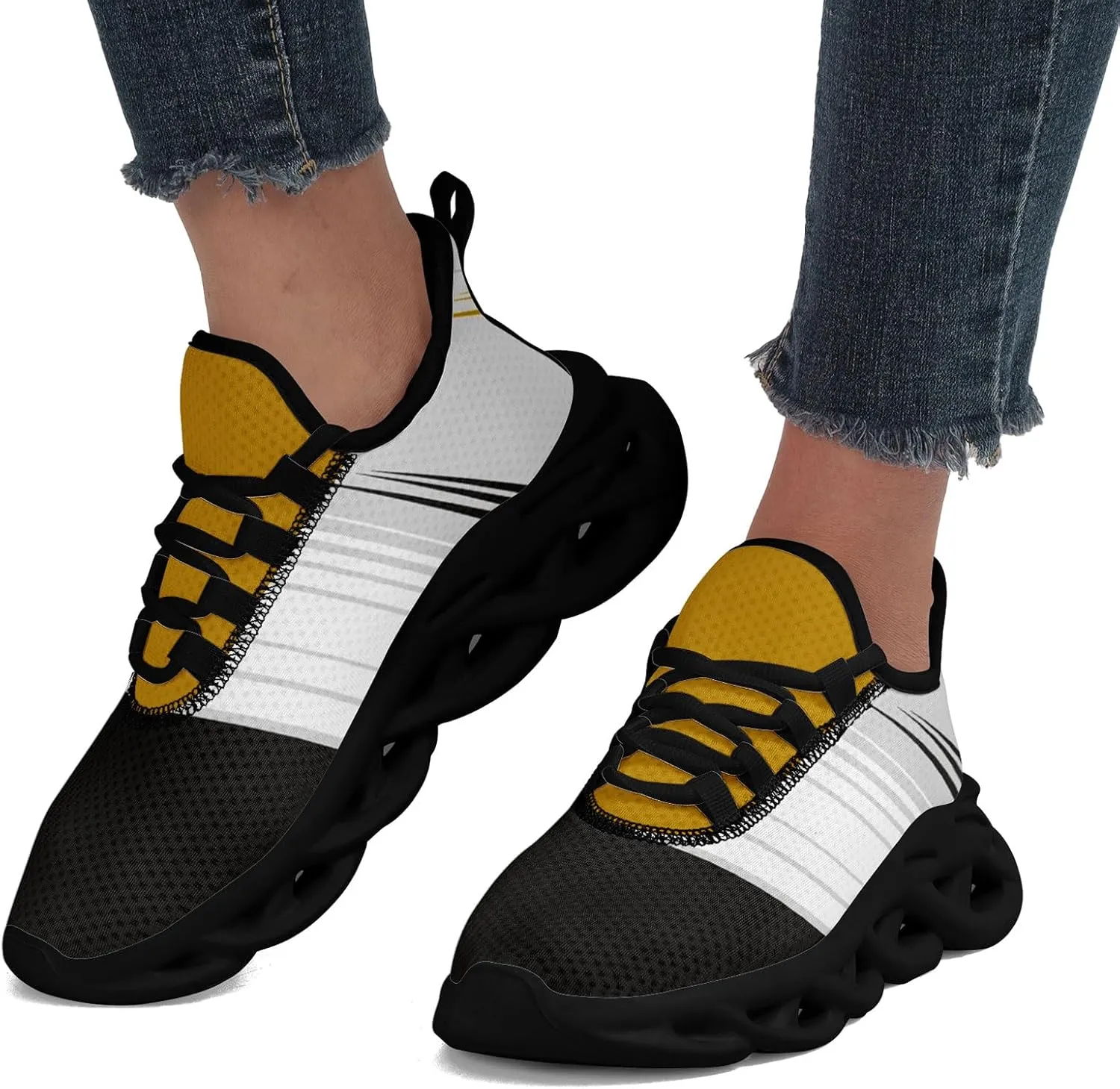 Running Shoes Fashion Sneakers Lightweight Cushion Sports Walking Shoes Casual Comfortable Tennis Athletic Trainers for Men Women