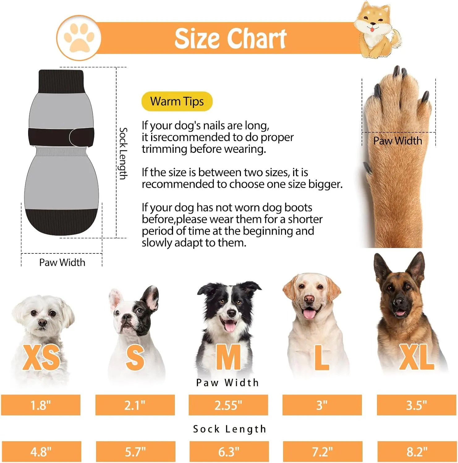 SCENEREAL Anti-Slip Dog Socks to Prevent Licking Paws, Dog Shoes for Hot/Cold Pavement, Dog Boots & Paw Protectors with Grippers for Hardwood Floors, Dog Booties for Small Medium Large Senior Dogs