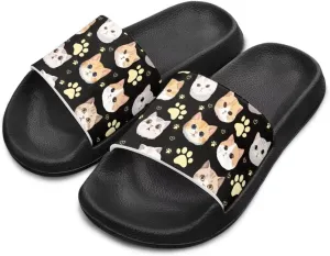 Slides for Girls - Comfortable Slip-On Kids Sandals, Slides for Indoor and Outdoor The Beach and Pool