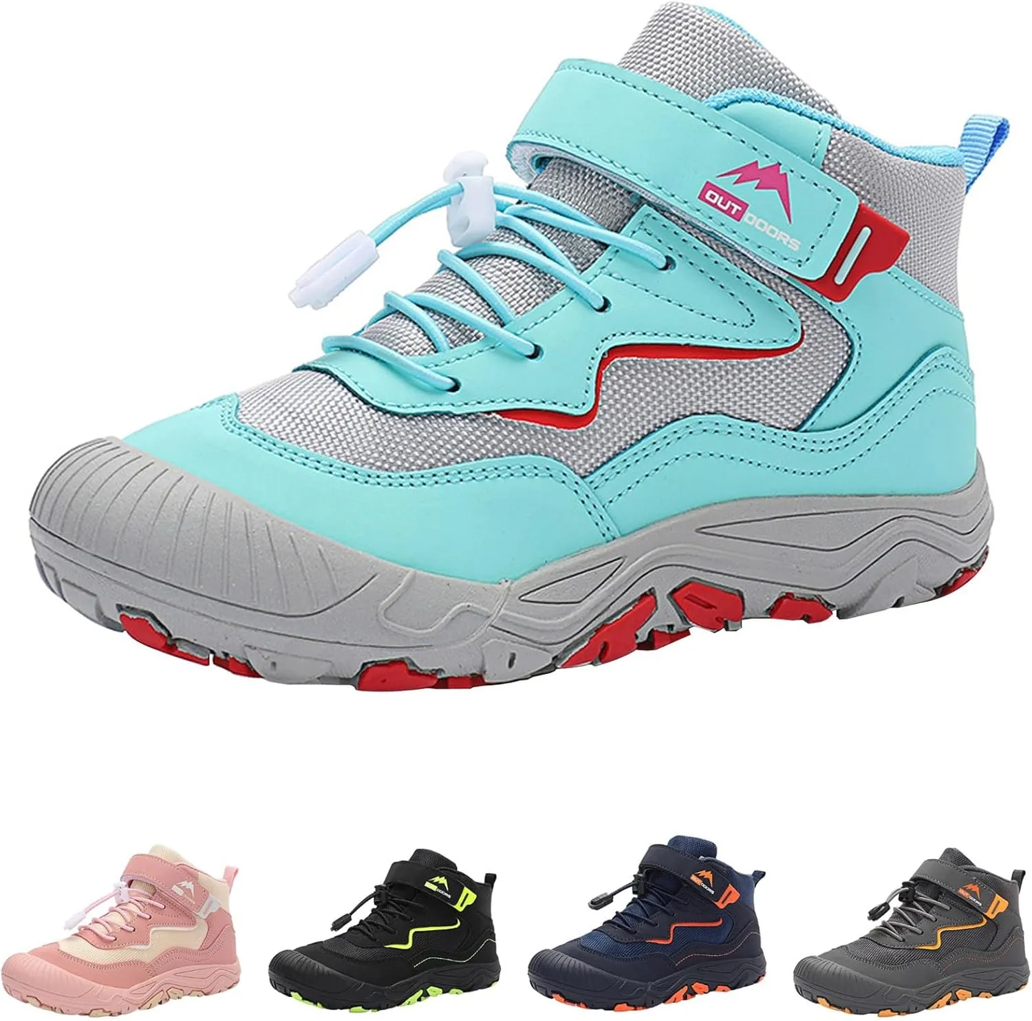 Sneaker Booties For Boys Kids Outdoor Running Walking Non Slip Shoes Childrens Open Toe Ankle Sport Boots Comfy Light
