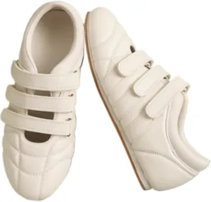 Sneakerina Ballet Sneaker Shoes For Women Girls Flats Cute Casual Lightweight Running Soft - Y2K Retro Non Slip Tennis & Racquet Sport Preppy Elegant Athleisure Comfortable Walking Trending Fashion