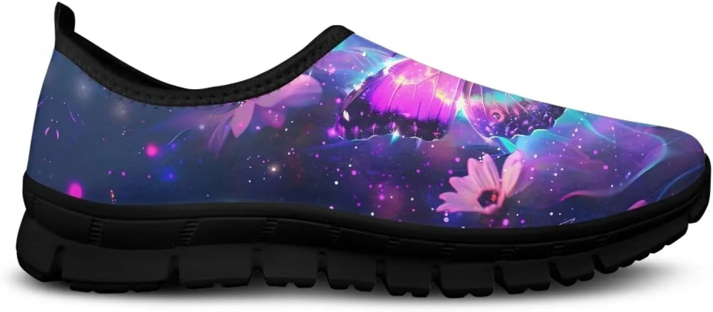 Sneakers Shoes Womens Comfortable, Fashion Sneakers Lightweight Slip On Shoes Casual Flats Shoes for Walking Daily