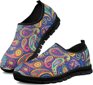 Sneakers Shoes Womens Comfortable, Fashion Sneakers Lightweight Slip On Shoes Casual Flats Shoes for Walking Daily
