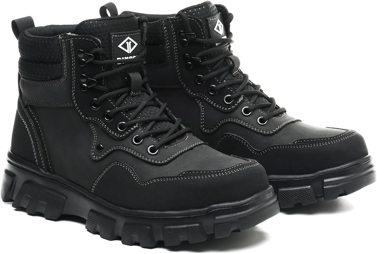 Steel Toe Boots for Men Safety Mens Work Boots Composite Toe Construction Shoes Botas De Trabajo Para Hombre