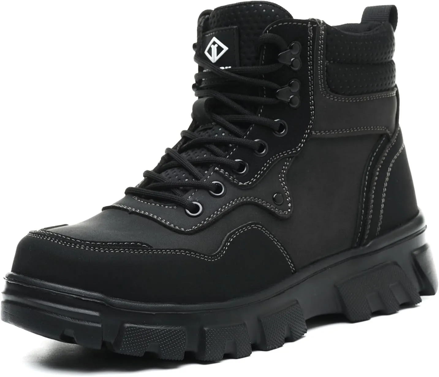 Steel Toe Boots for Men Safety Mens Work Boots Composite Toe Construction Shoes Botas De Trabajo Para Hombre