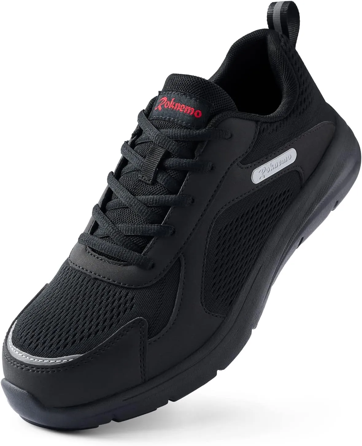 Steel Toe Shoes for Men - Indestructible Work Safety Sneakers - Breathable Lightweight Puncture Resistant Warehouse Shoes for Construction Factory