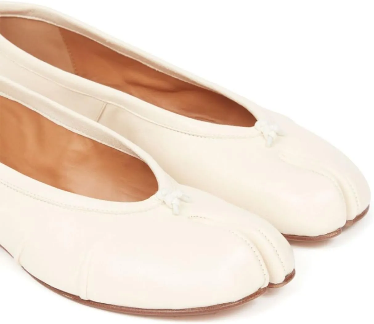 Tabi Ballet Flats for Women Dressy Casual Shoes Split Toe Wide Flats Light Weight Japanese Shoes