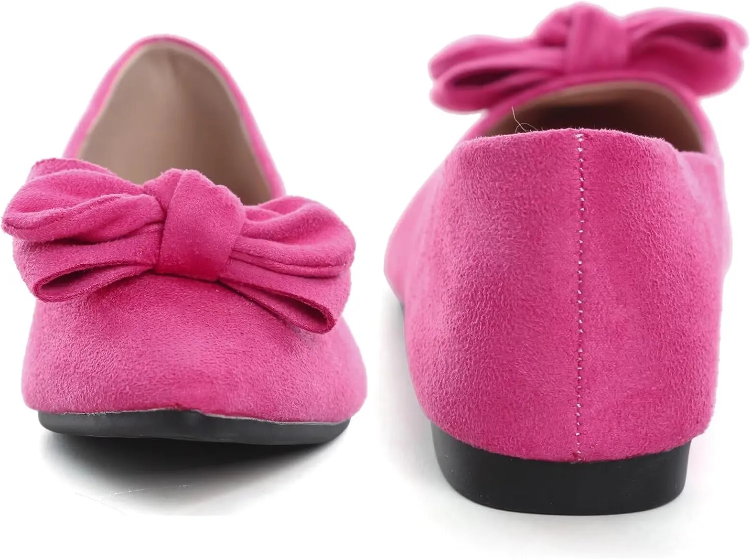 TN TANGNEST Women Fashion Bowknot Flats Comfort Pointed Toe Dress Shoes