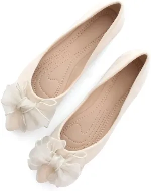 TN TANGNEST Womens Casual Flats Fashion Chain Pointed Toe Ballet Flats Rhinestone Flats Comfort Slip On Dress Shoes