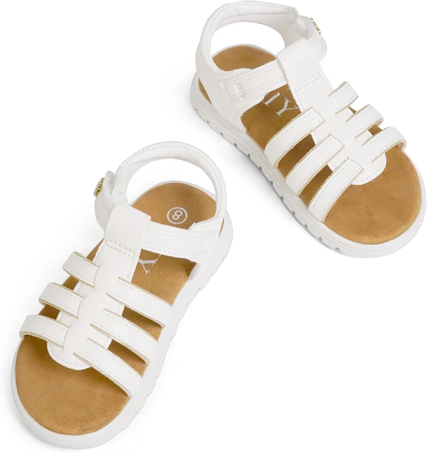 Toddler Girl Sandals Little Kids Summer Dress Shoes Open Toe Flats Princess Sandals for School Beach Party
