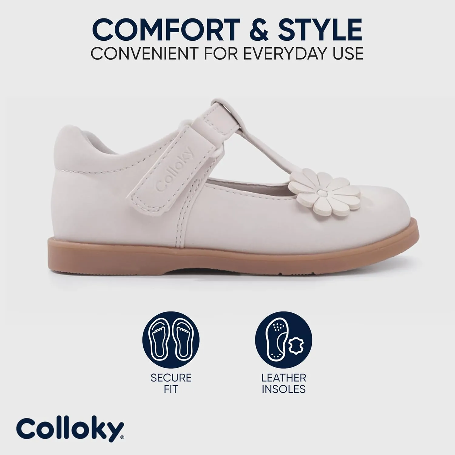 Toddler Mary Jane Shoes - Elegant Ballet Flats for Little Girls with Comfortable Support & Versatile Style for Parties & School