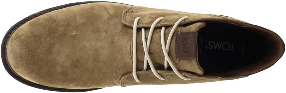 TOMS Mens Navi Lace Up Casual Boots Ankle - Brown