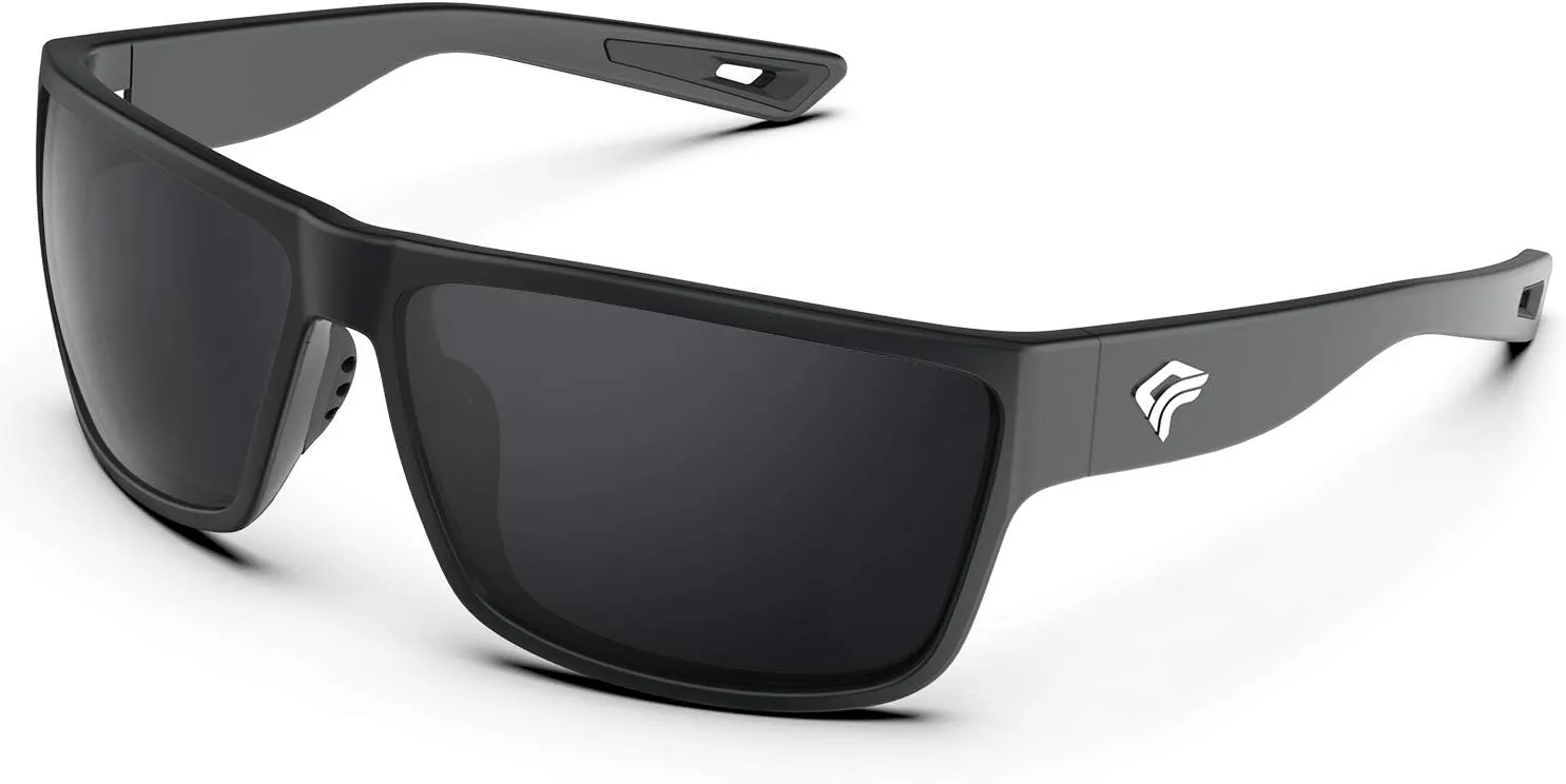 TOREGE Polarized Sports Sunglasses for Men and Women Cycling Running Golf Fishing Sunglasses TR26