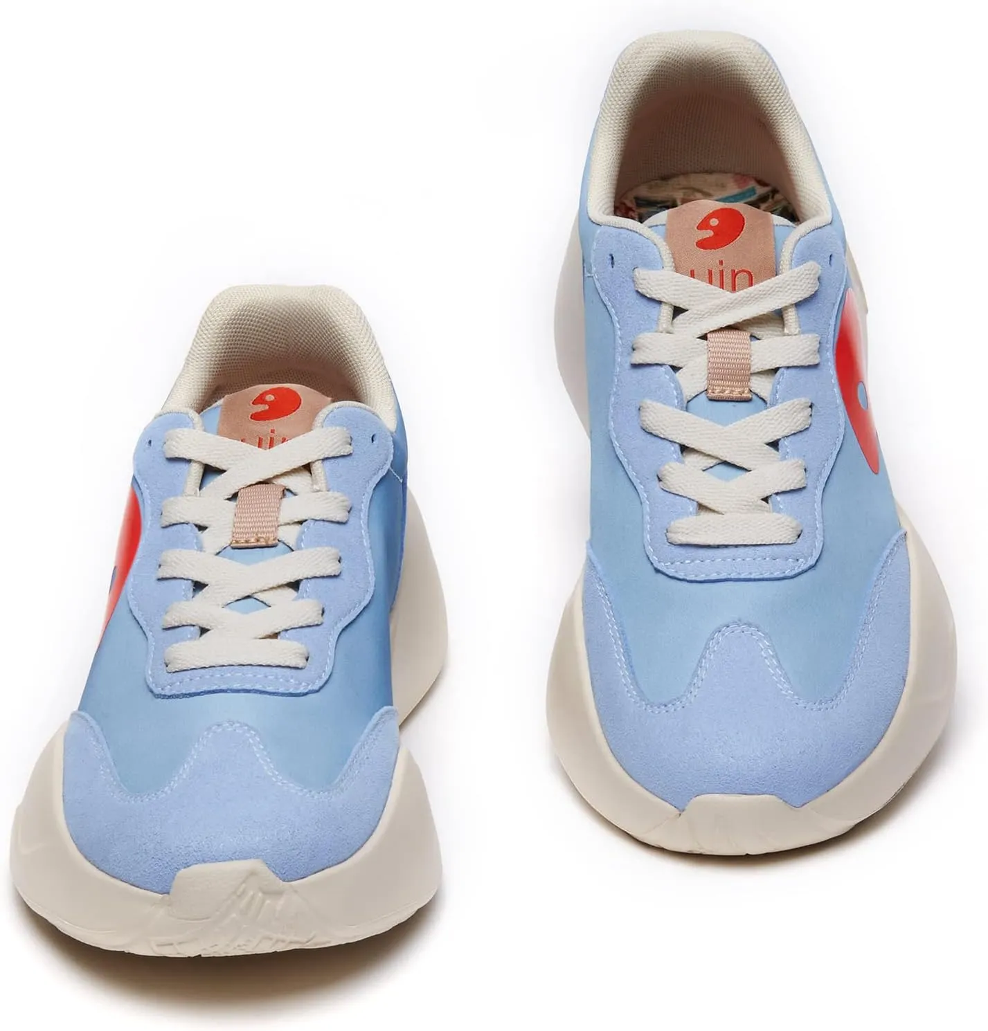 UIN Women's Retro Sneakers Lightweight Walking Casual Comfortable Art Painted Travel Shoes