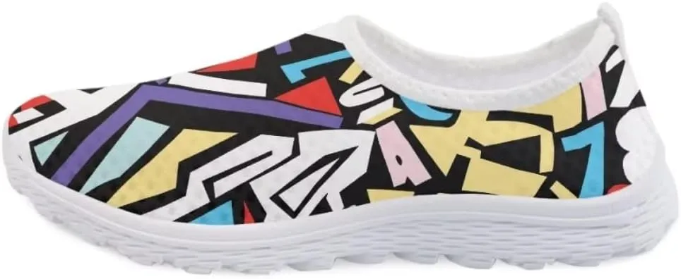 Unisex Walking Shoes Men Women Casual Sneakers Athletic Workout Travel Mesh Flat Shoes