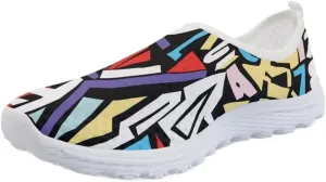Unisex Walking Shoes Men Women Casual Sneakers Athletic Workout Travel Mesh Flat Shoes