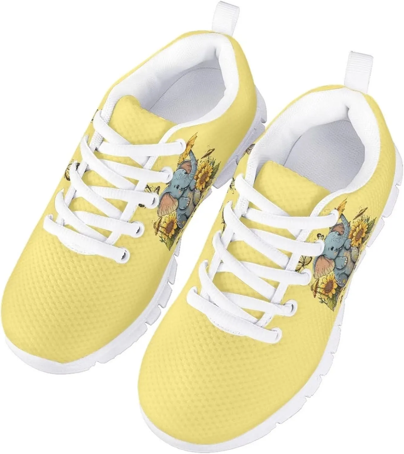 Uourmeti School Sneakers for Girls Boys Kids Running Tennis Shoes Lace Up