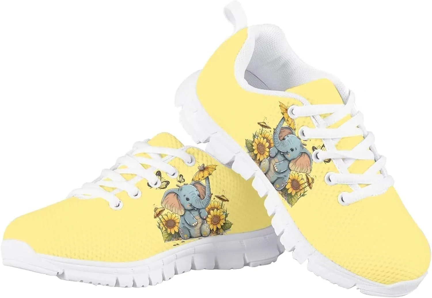 Uourmeti School Sneakers for Girls Boys Kids Running Tennis Shoes Lace Up