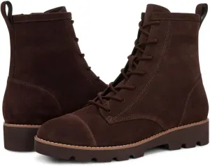 Vionic Women's Walking Boots Lani II Zipper Closure- Comfortable Supportive Walking Booties with Built-in Arch Support, Helps Heel Pain