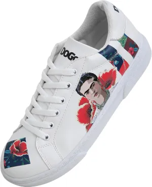 White Sneakers for Women - Handmade Women's Fashion Sneakers, Vegan Leather and Unique Design, Comfortable Shoes for Women, Ace Sneakers