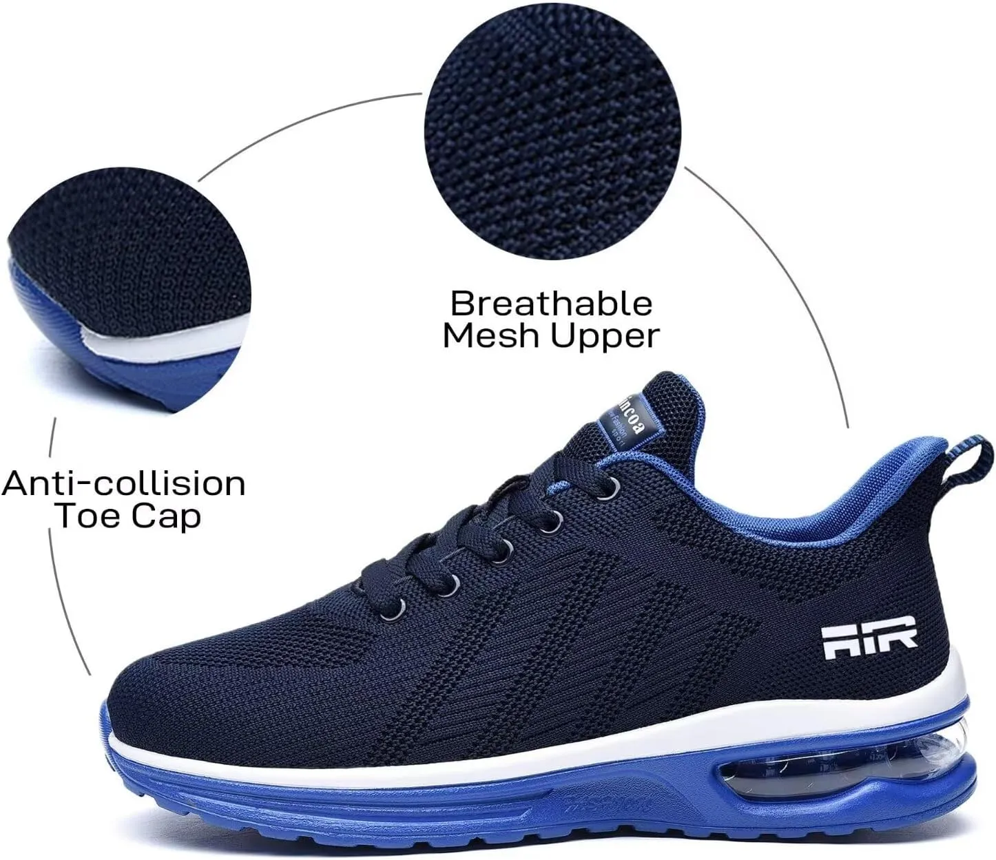 Wide Width Womens Sneakers Air Cushion Running Shoes Walking Tennis Shoes for Women