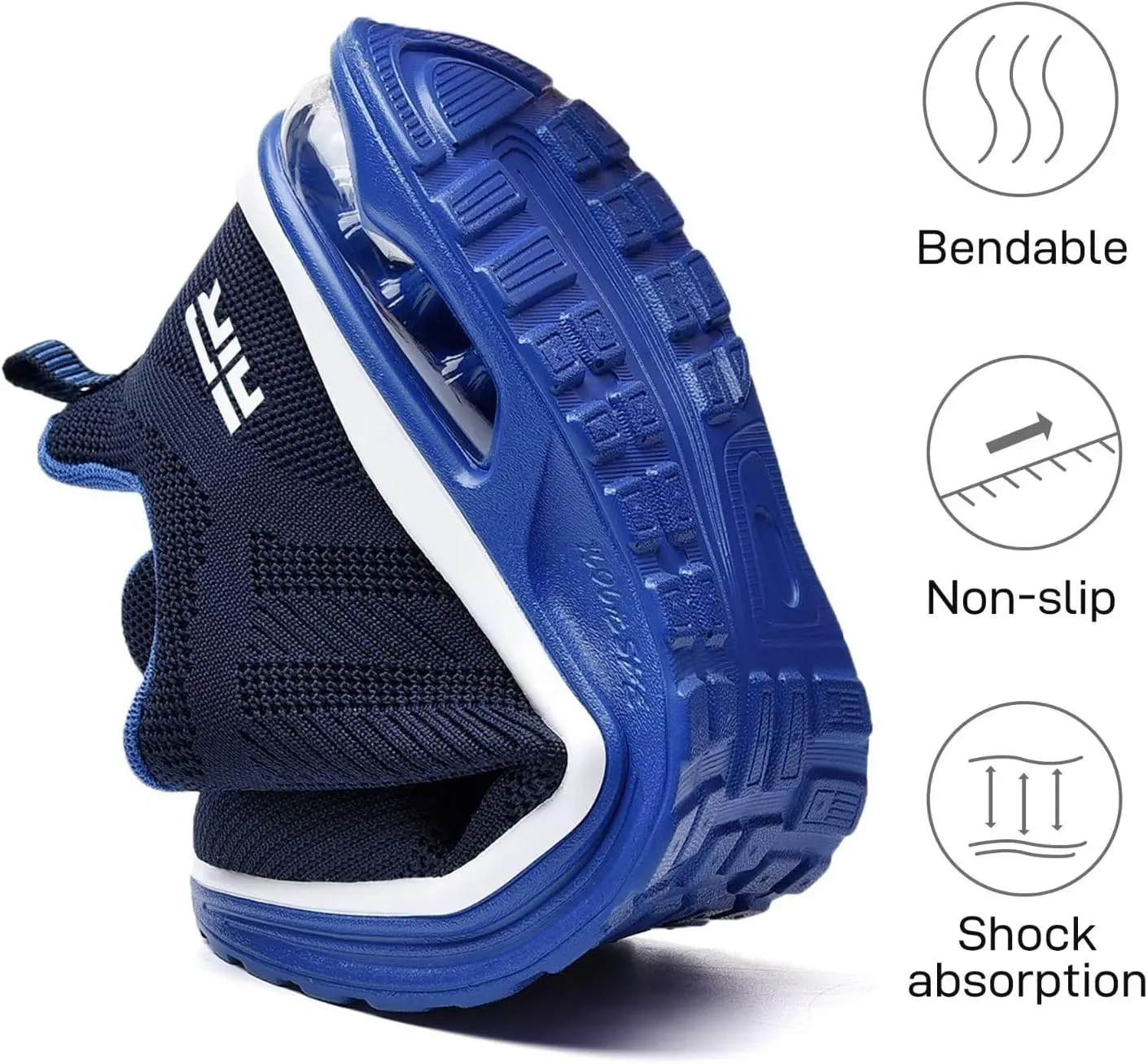 Wide Width Womens Sneakers Air Cushion Running Shoes Walking Tennis Shoes for Women