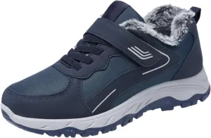 Winter Booties Warm Snow Boots Weather Comfortable And Mid Calf Sneaker 𝐖aterproof Plush Lined Walking Sneaker