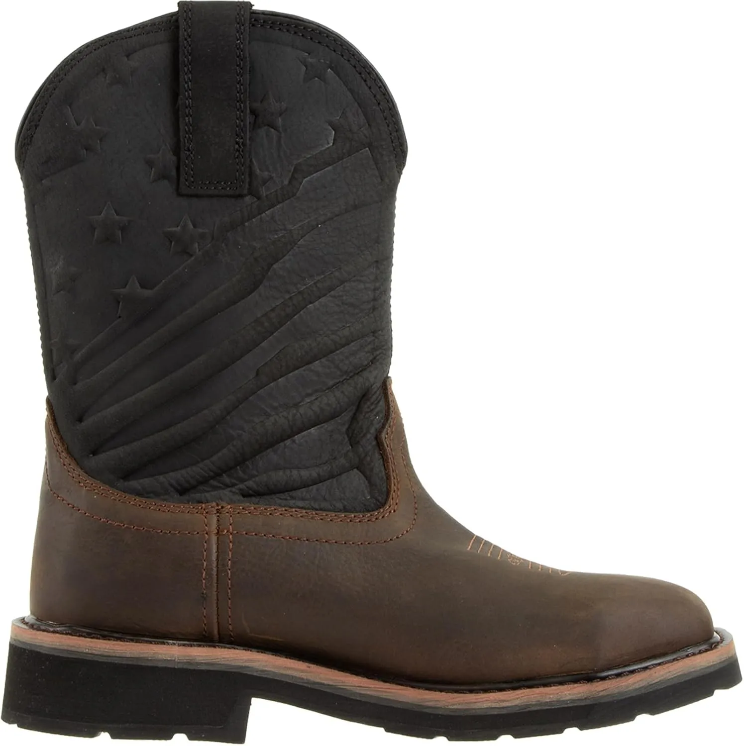 Wolverine Men's Rancher Flag Steel Toe Wellington Construction Boot