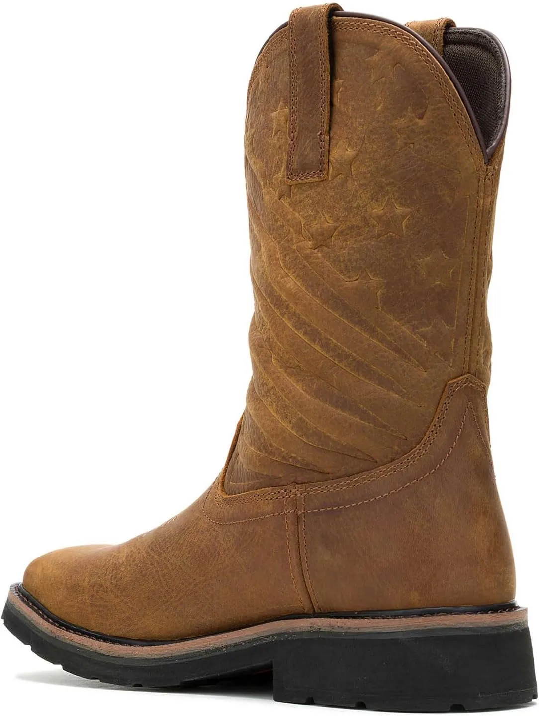 Wolverine Men's Rancher Flag Steel Toe Wellington Construction Boot