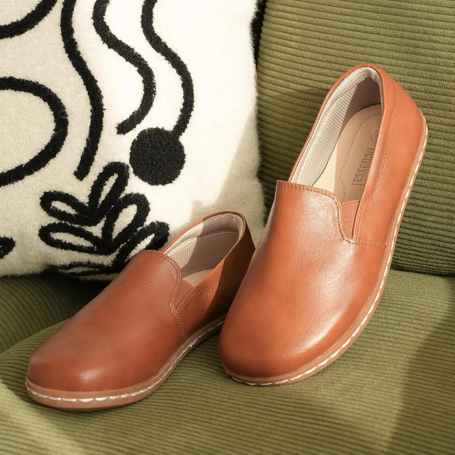 Women Barefoot Dress Shoes Comfortable Walking Loafers
