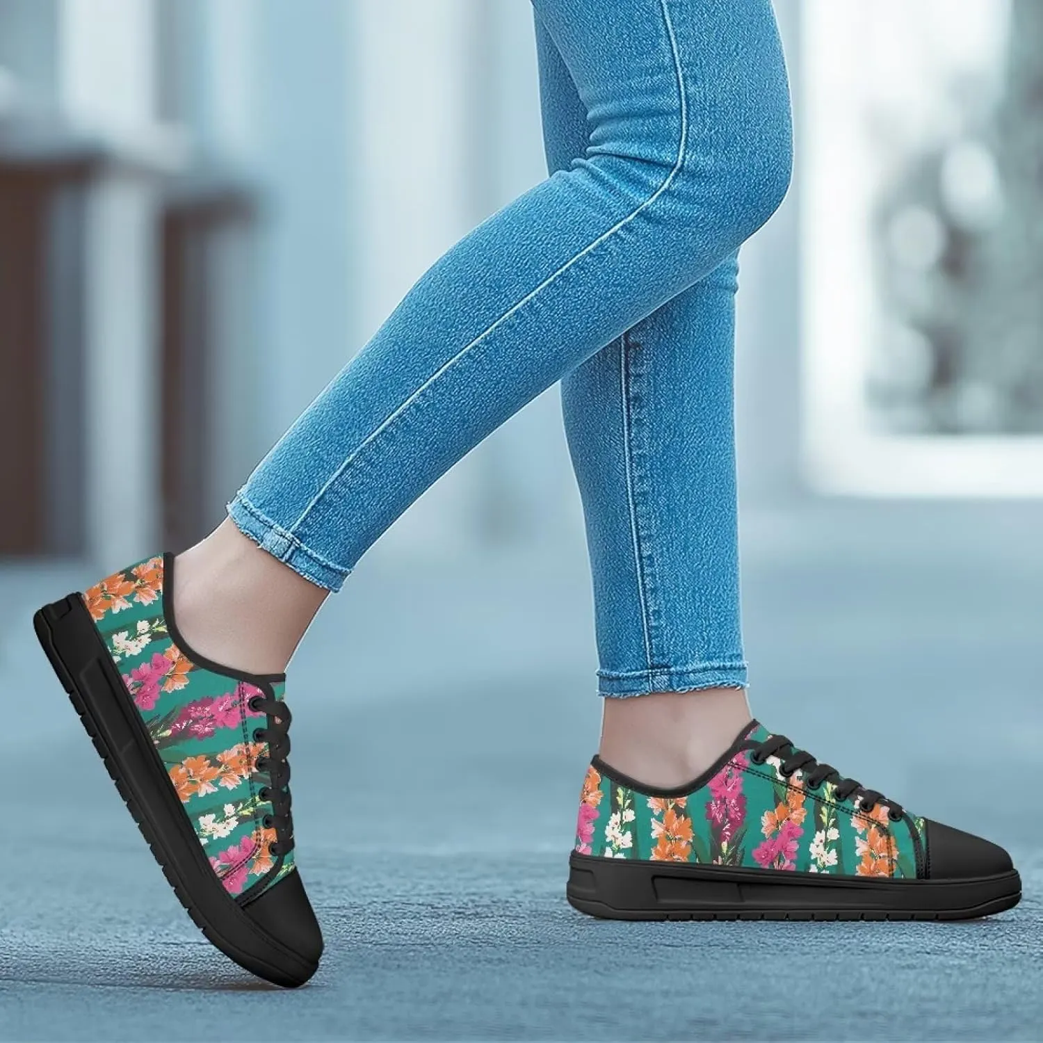 Women Dress Canvas Shoes Comfortable Fashion Sneakers Breathable Walking Shoe Gym Tennis Casual Chunky Sneaker Outdoor