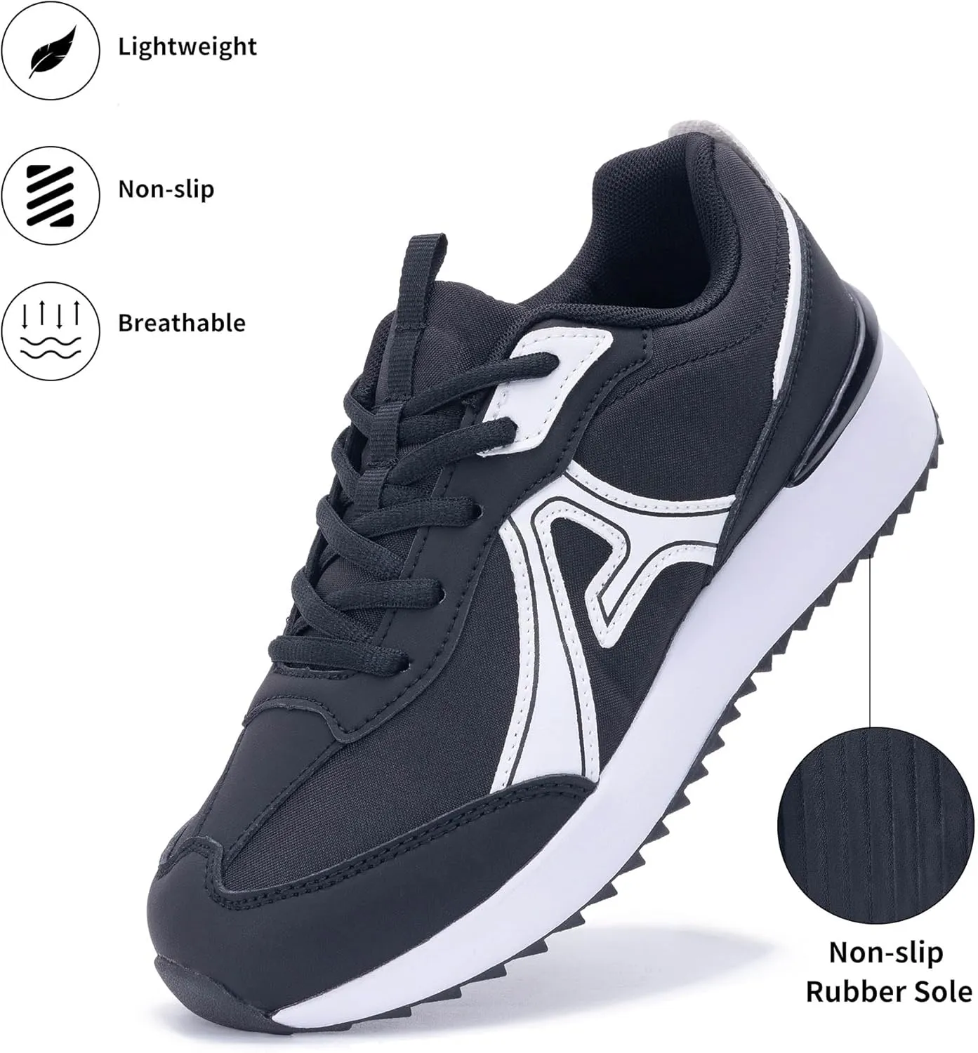 Women Sneakers Walking Casual Sneakers Comfortable Fashion Tennis Running Shoes US