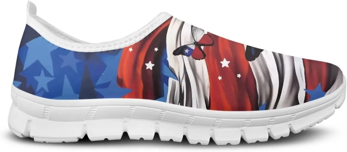 Womens Casual Sneakers, Comfortable Women's Loafers Shoes Slip On Flat Shoes Women's Athletic Shoes
