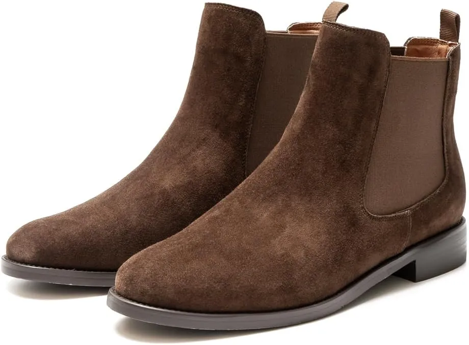 Women's Casual Suede Chelsea Boots