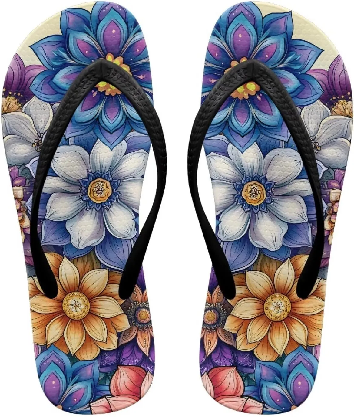 Women’s Flip Flop Summer Slippers Anti Slip Lightweight Soft Summer Slippers Beach Pool Bathroom Flat Slide Shoes
