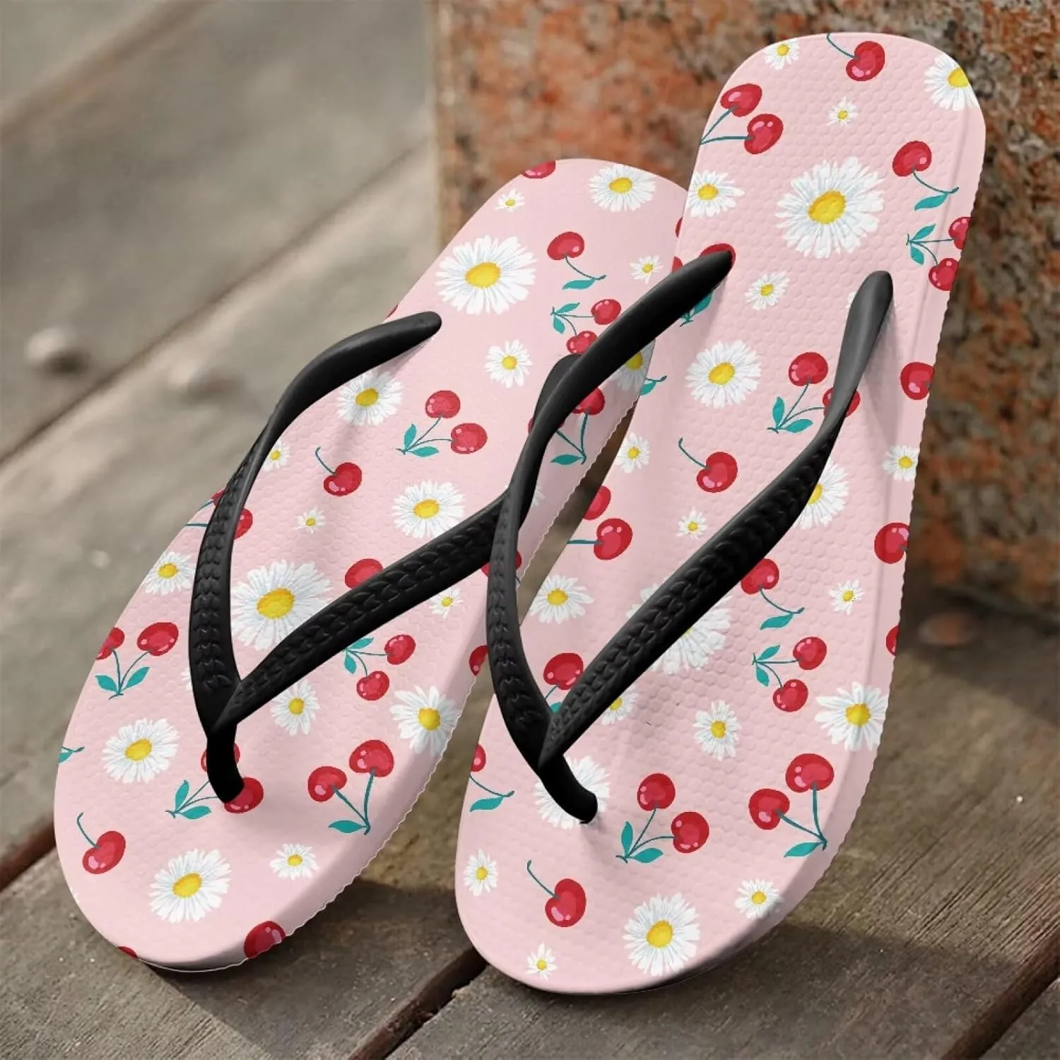 Women’s Flip Flop Summer Slippers Anti Slip Lightweight Soft Summer Slippers Beach Pool Bathroom Flat Slide Shoes