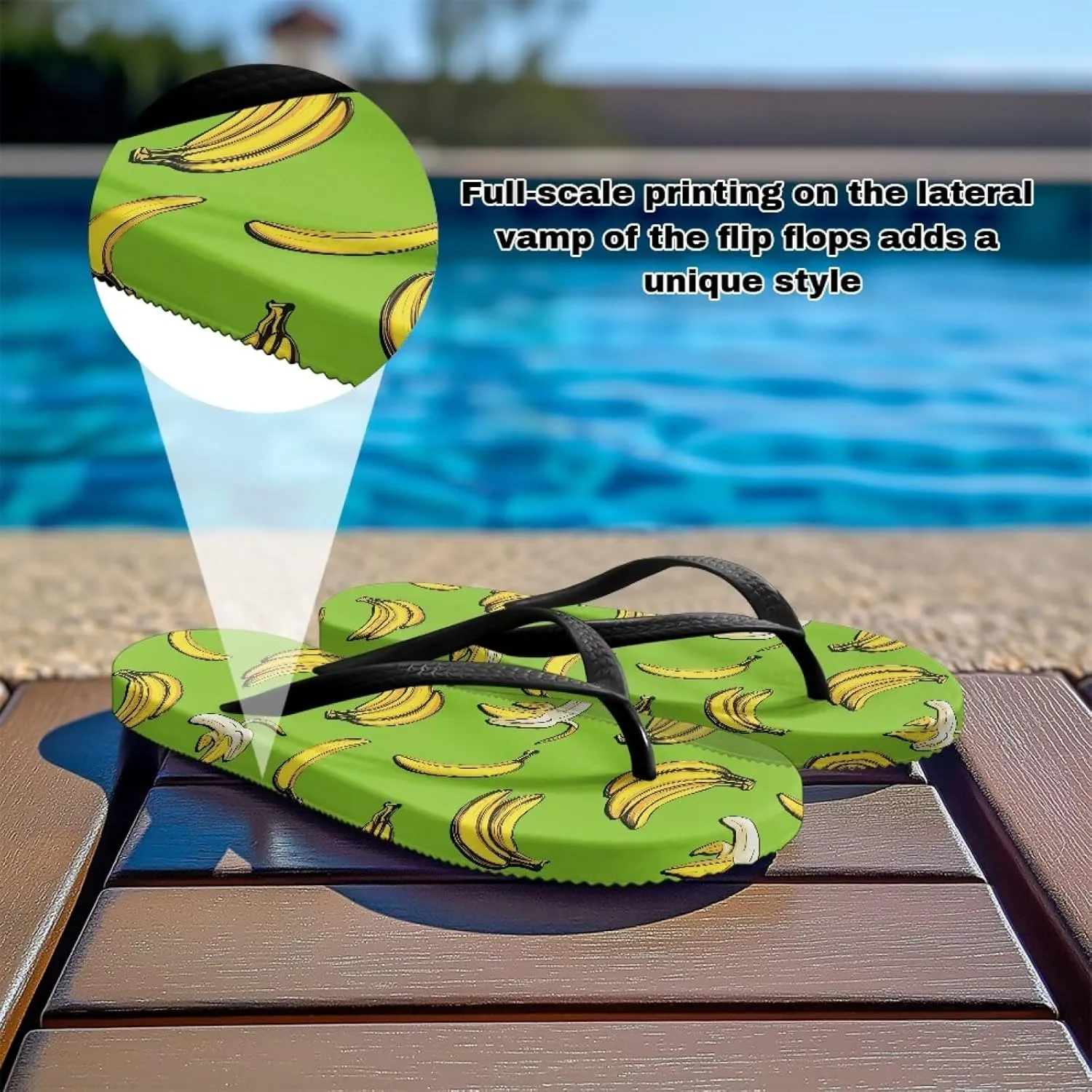 Women’s Flip Flop Summer Slippers Anti Slip Lightweight Soft Summer Slippers Beach Pool Bathroom Flat Slide Shoes
