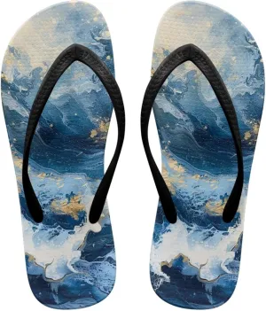 Women’s Flip Flop Summer Slippers Anti Slip Lightweight Soft Summer Slippers Beach Pool Bathroom Flat Slide Shoes