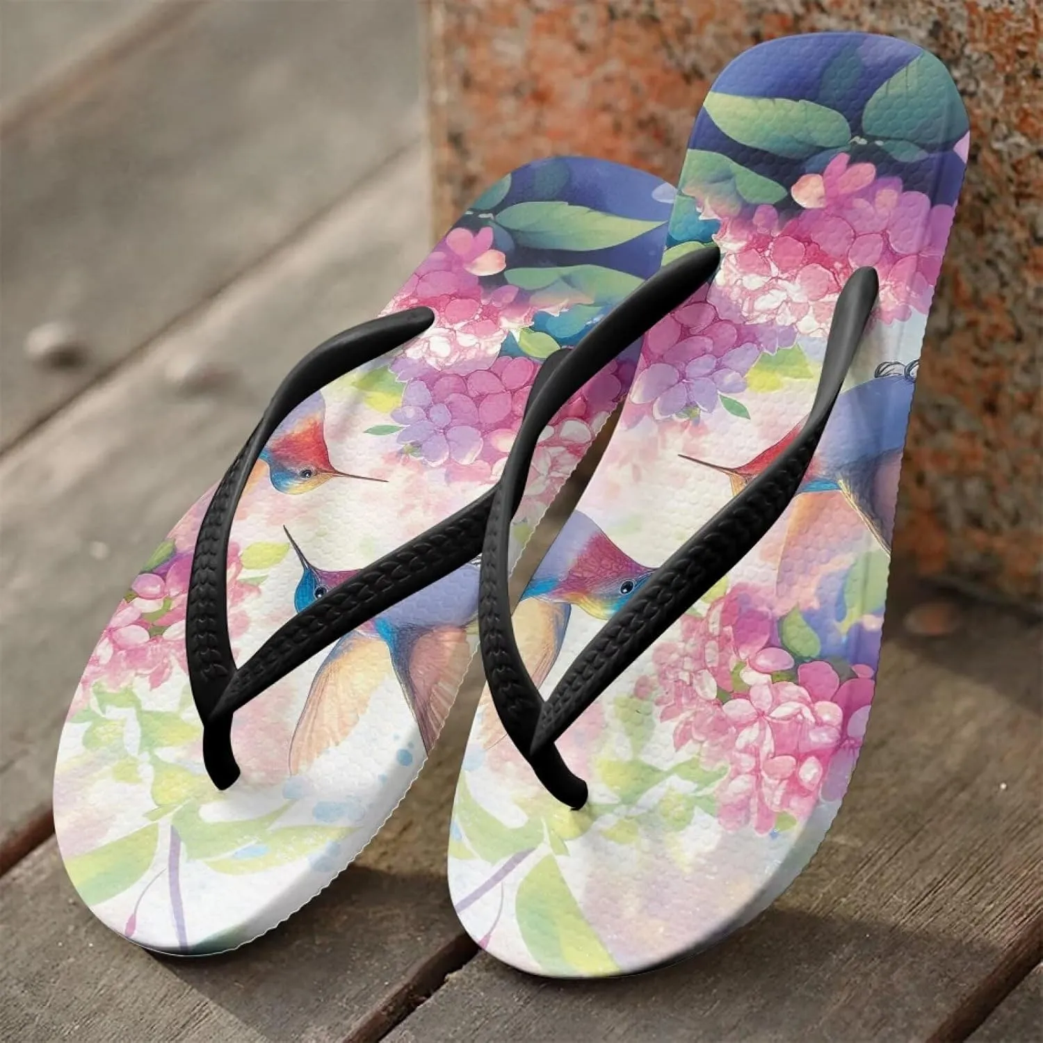 Women’s Flip Flop with Arch Support, Anti Slip Soft Comfortable Summer Slippers Beach Pool Bathroom Flat Slide Shoes