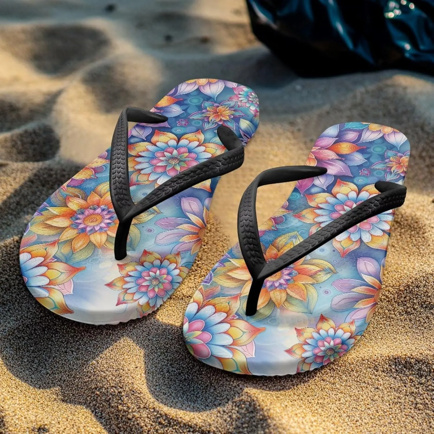 Women’s Flip Flop with Arch Support, Anti Slip Soft Comfortable Summer Slippers Beach Pool Bathroom Flat Slide Shoes